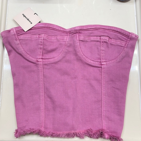 superdown Tops - SuperDown Desa Bustier Crop Top! BRAND NEW!